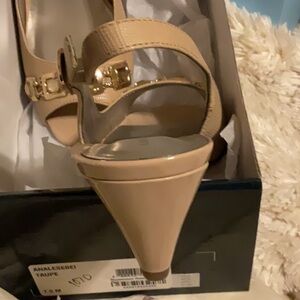 Elegant Taupe Women's Heels